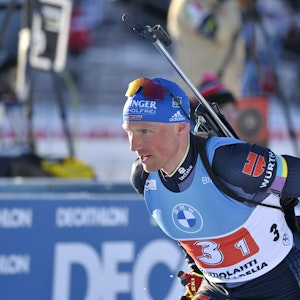 Erik Lesser aus Deutschland in Aktion.