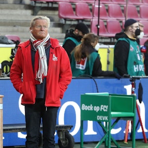 Stadionsprecher Michael Trippel vor dem Spiel gegen Eintracht Frankfurt