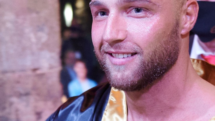 Realitystar Filip Pavlovic kommt bei der Sat.1 Fernsehshow "Das große Sat.1 Promiboxen" in den Ring.