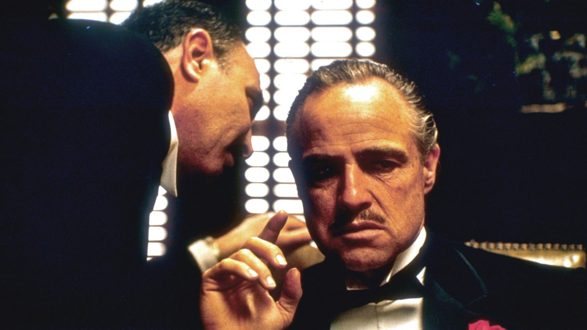 Mafioso Don Vito Corleone steht vor einer schweren Entscheidung.