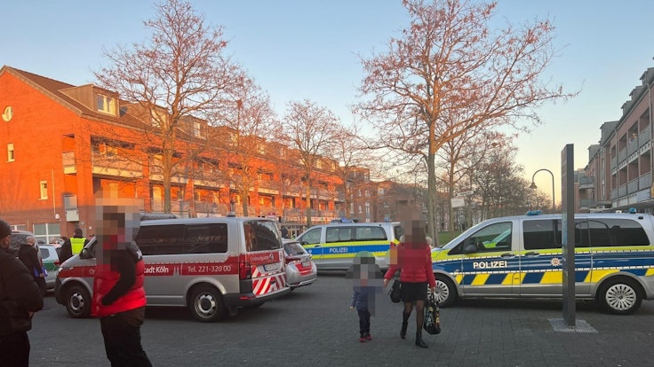 Polizei-Einsatz in Blumenberg am 18. März 2022.