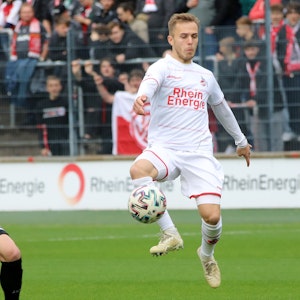 Justin Petermann im Trikot des 1. FC Köln II
