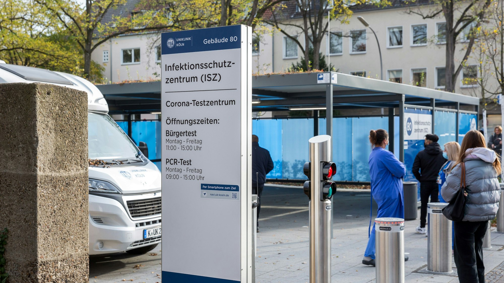 Köln: Das Infektionsschutzzentrum (ISZ) an der Uniklinik Köln.