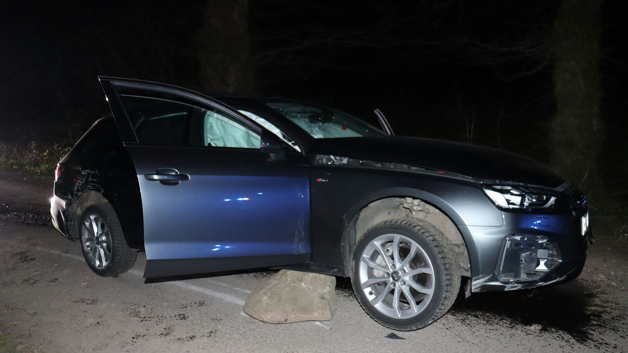Verunglücktes Auto des Unfalls in Herford