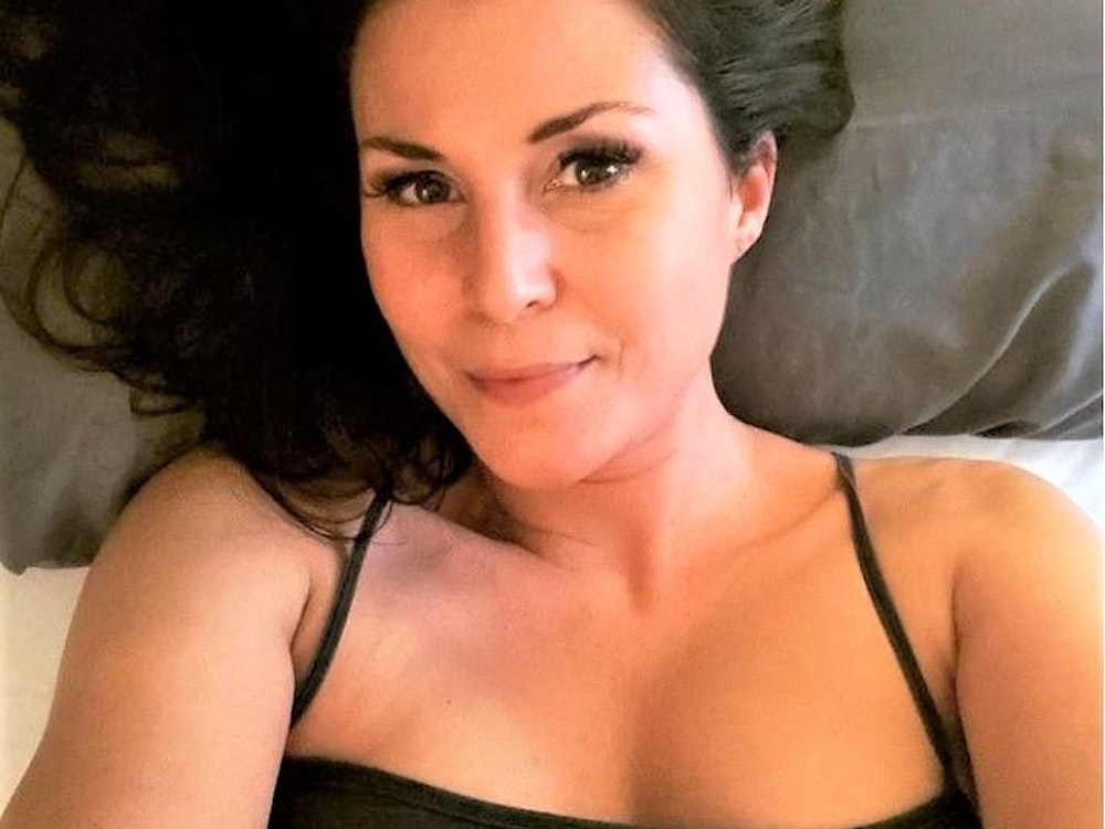 Vanessa Blumhagen auf einem Instagram-Selfie.