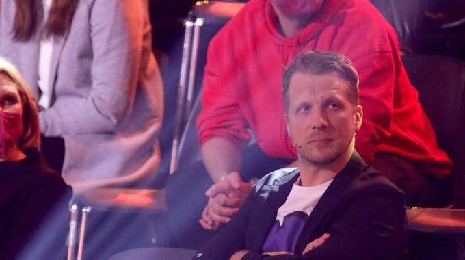 Oliver Pocher hier am 25. Februar 2022 bei Let's Dance 15th season of the television competition show "Let's Dance" at MMC Studios on February 25, 2022 in Cologne, Germany. (Photo by Joshua Sammer/Getty Images)