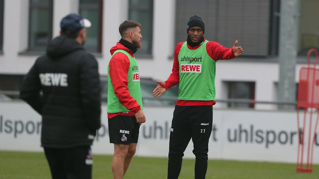 Anthony Modeste und Salih Özcan trainieren beim 1. FC Köln.