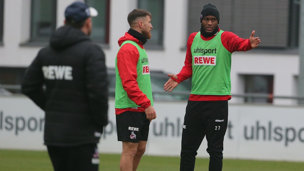 Anthony Modeste und Salih Özcan trainieren beim 1. FC Köln.