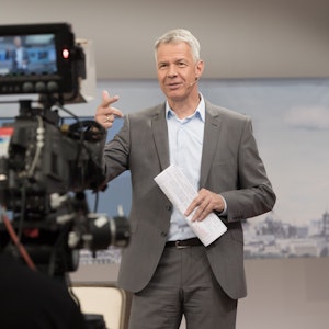 TV-Moderator Peter Kloeppel im September 2017 in Berlin. Der beliebte RTL-Moderator feiert sein 30-jähriges Jubiläum.
