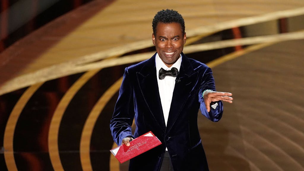 Chris Rock präsentiert den Preis für den besten Dokumentarfilm bei der 94. Verleihung der Academy-Awards in Hollywood.