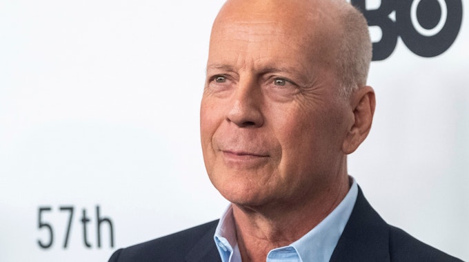 US-Schauspieler Bruce Willis besucht eine Filmpremiere in New York.