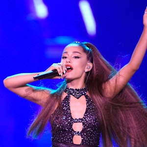 Ariana Grande, US-Sängerin und Schauspielerin, tritt beim Musikfestival „Wango Tango“ auf.