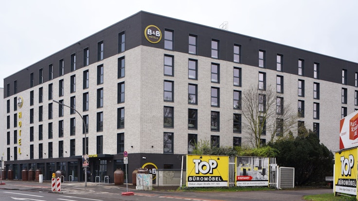Das B&B Hotel Köln-City in der Oskar-Jäger-Straße wurde eröffnet.