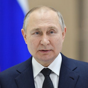 Wladimir Putin, Präsident von Russland (hier im April 2022), hat ein Einreiseverbot erlassen.