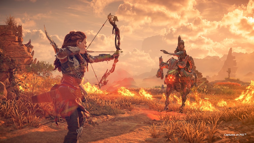 Zu den besten PS4-Spielen von 2022 gehört „Horizon Forbidden West“.