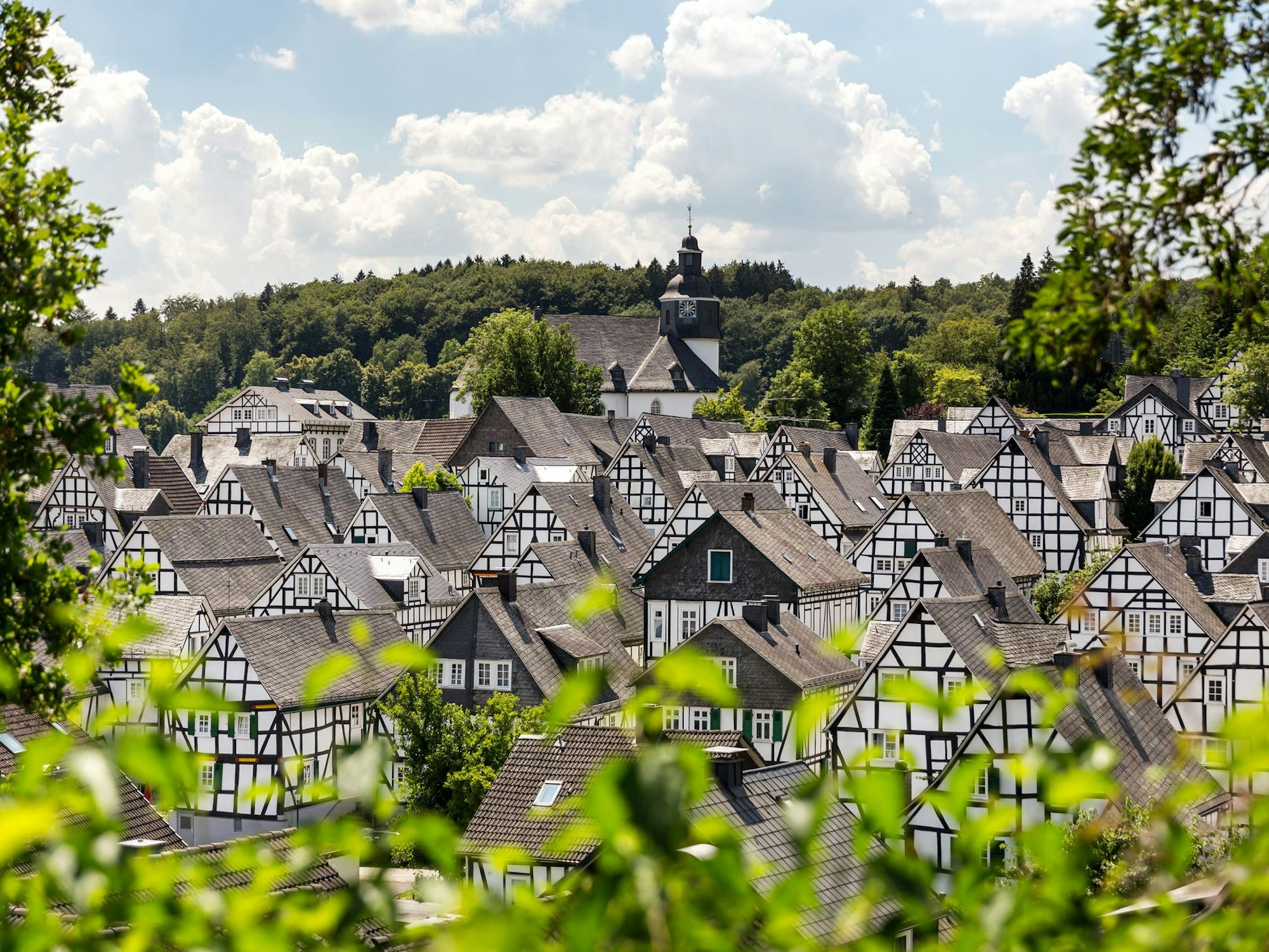 Ausblick über die Altstadt von Freudenberg