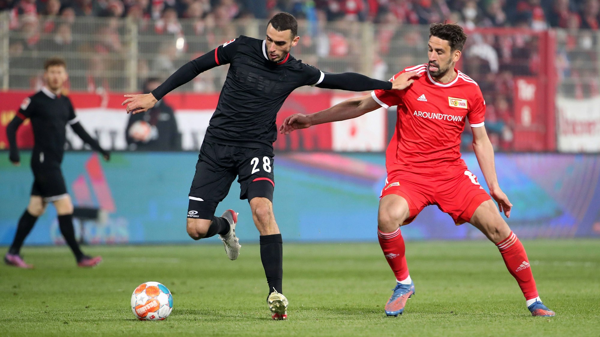 Ellyes Skhiri spielt mit dem 1. FC Köln gegen Union Berlin.
