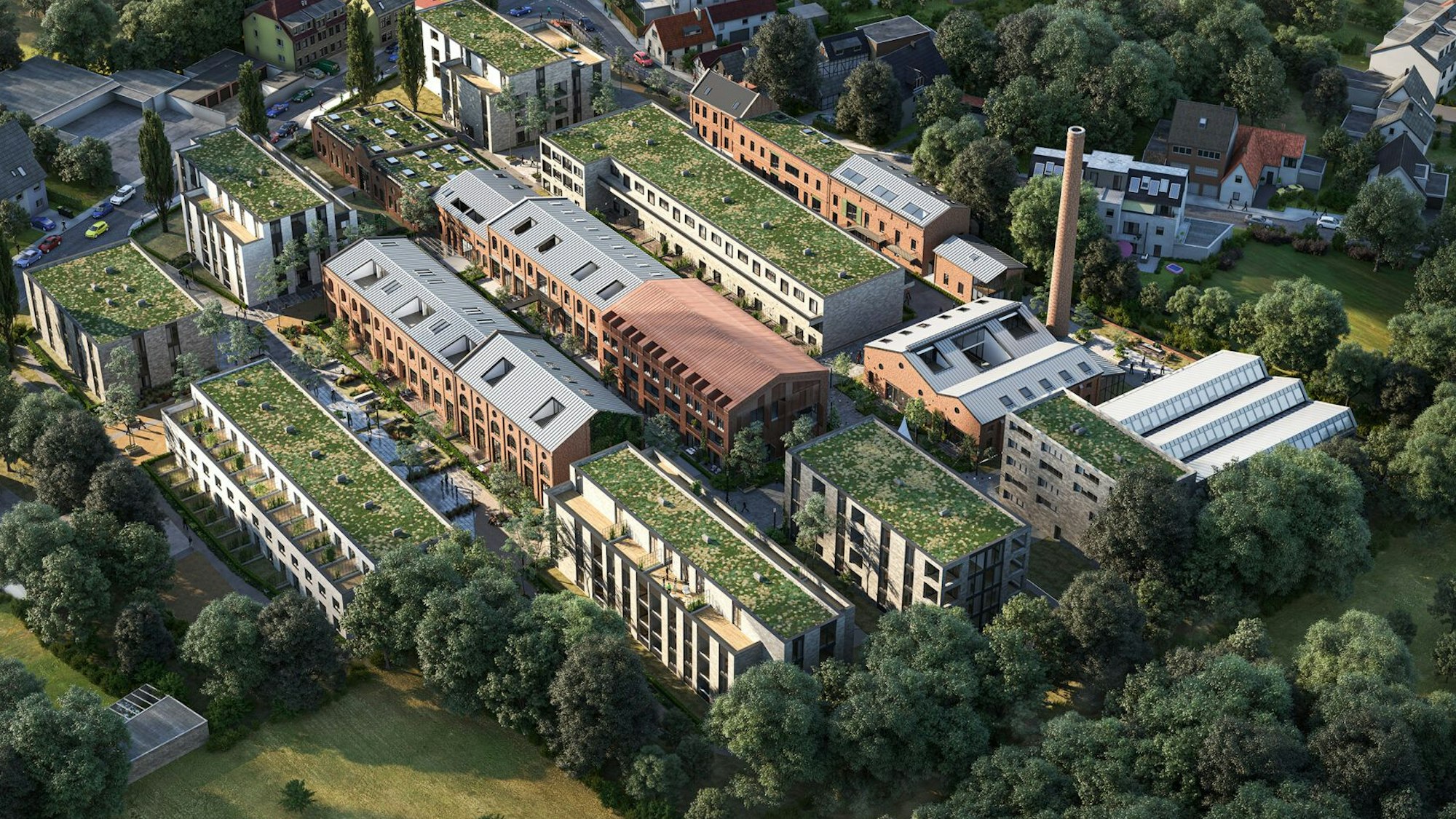 Das neue Baumwollquartier in Holweide soll ab 2025 bezugsfertig sein. 