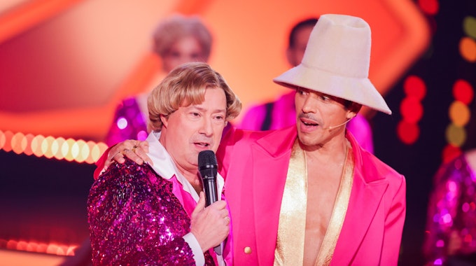 Die „Let's Dance“-Juroren Joachim Llambi (links) und Jorge Gonzalez in der RTL-Show vom 8. April 2022.