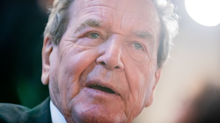 Altkanzler Gerhard Schröder hat der „New York Times“ ein Interview gegeben. Das Bild zeigt Gerhard Schröder am 9. Dezember 2021.