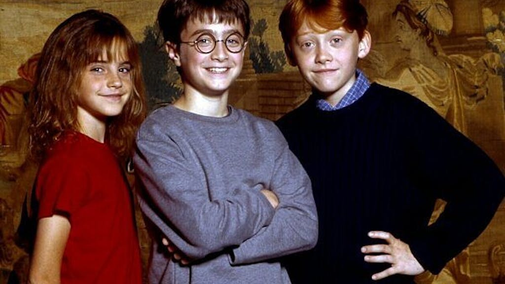 "Harry Potter"-Stars Emma Watson, Daniel Radcliffe und Rupert Grint als Kinder