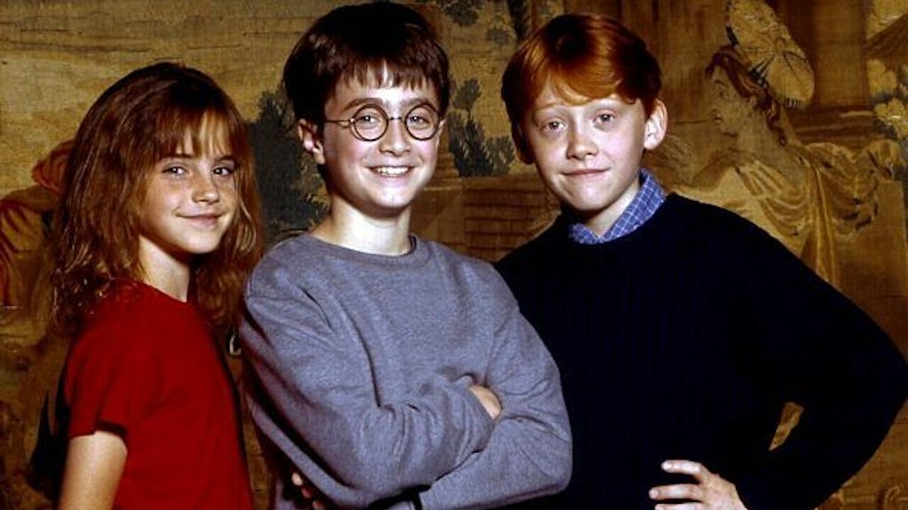 "Harry Potter"-Stars Emma Watson, Daniel Radcliffe und Rupert Grint als Kinder