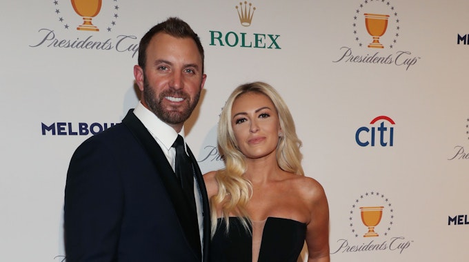 Dustin Johnson und Paulina Gretzky auf der Golf Präsidenten-Gala 2019