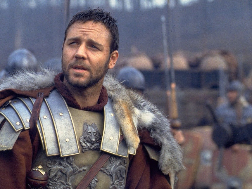Der historische Film „Gladiator“ handelt von römischen Feldherrn und Sklaven.