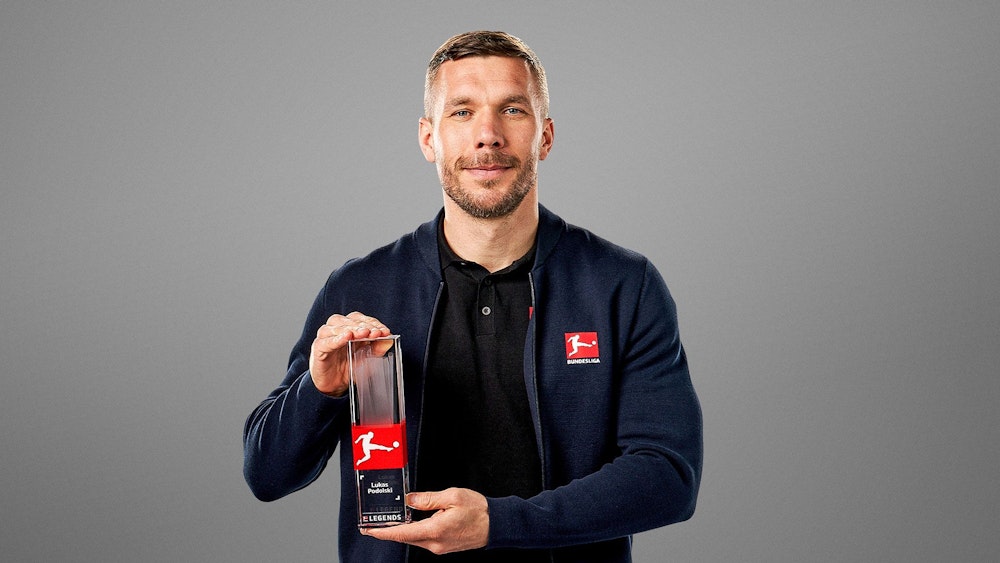 Bundesliga-Legende Lukas Podolski ist DFL Markenbotschafter.