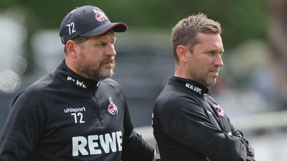 Steffen Baumgart und André Pawlak trainieren den 1. FC Köln.