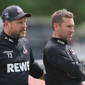 Steffen Baumgart und André Pawlak trainieren den 1. FC Köln.