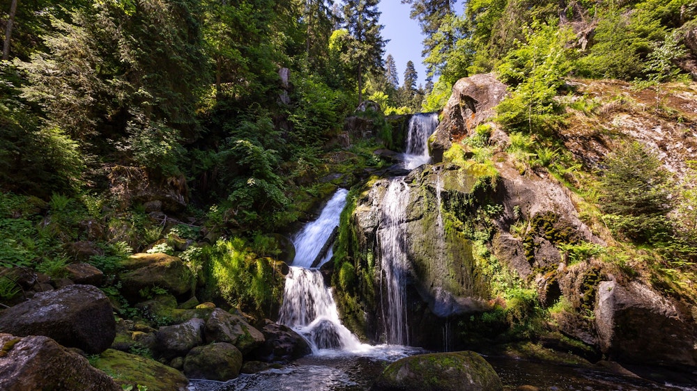 Eine der bekanntesten Sehenswürdigkeiten im Schwarzwald: die Triberger Wasserfälle.