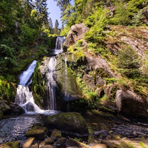 Eine der bekanntesten Sehenswürdigkeiten im Schwarzwald: die Triberger Wasserfälle.