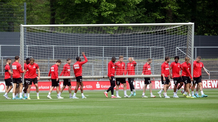Der 1. FC Köln trainiert am Geißbockheim