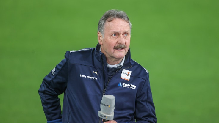 Der ehemalige Bundesliga-Trainer Peter Neururer ist mittlerweile als Experte für Sport1 tätig.