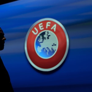 UEFA-Präsident Aleksander Ceferin im UEFA-Hauptsitz. Russland diskutiert über einen Wechsel zum asiatischen Fußballverband.