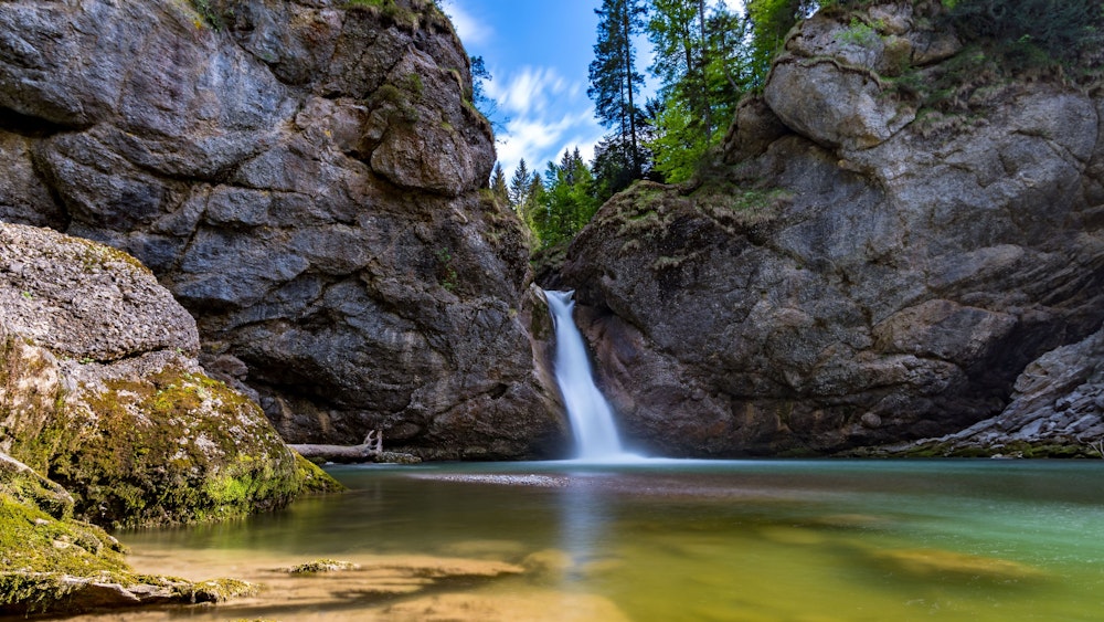 Die Buchenegger Wasserfälle gehören zu den schönsten Sehenswürdigkeiten in Deutschland.