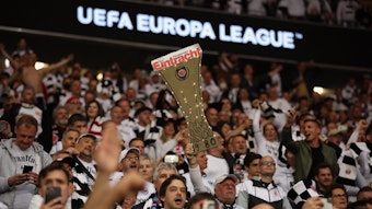 Fans von Eintracht Frankfurt im Halbfinale der Europa League