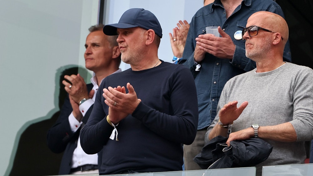 VfL-Boss Jörg Schmadtke verfolgte das Bundesliga-Spiel zwischen dem 1. FC Köln und seinen Wolfsburgern am Samstag aus der Geißbockloge.