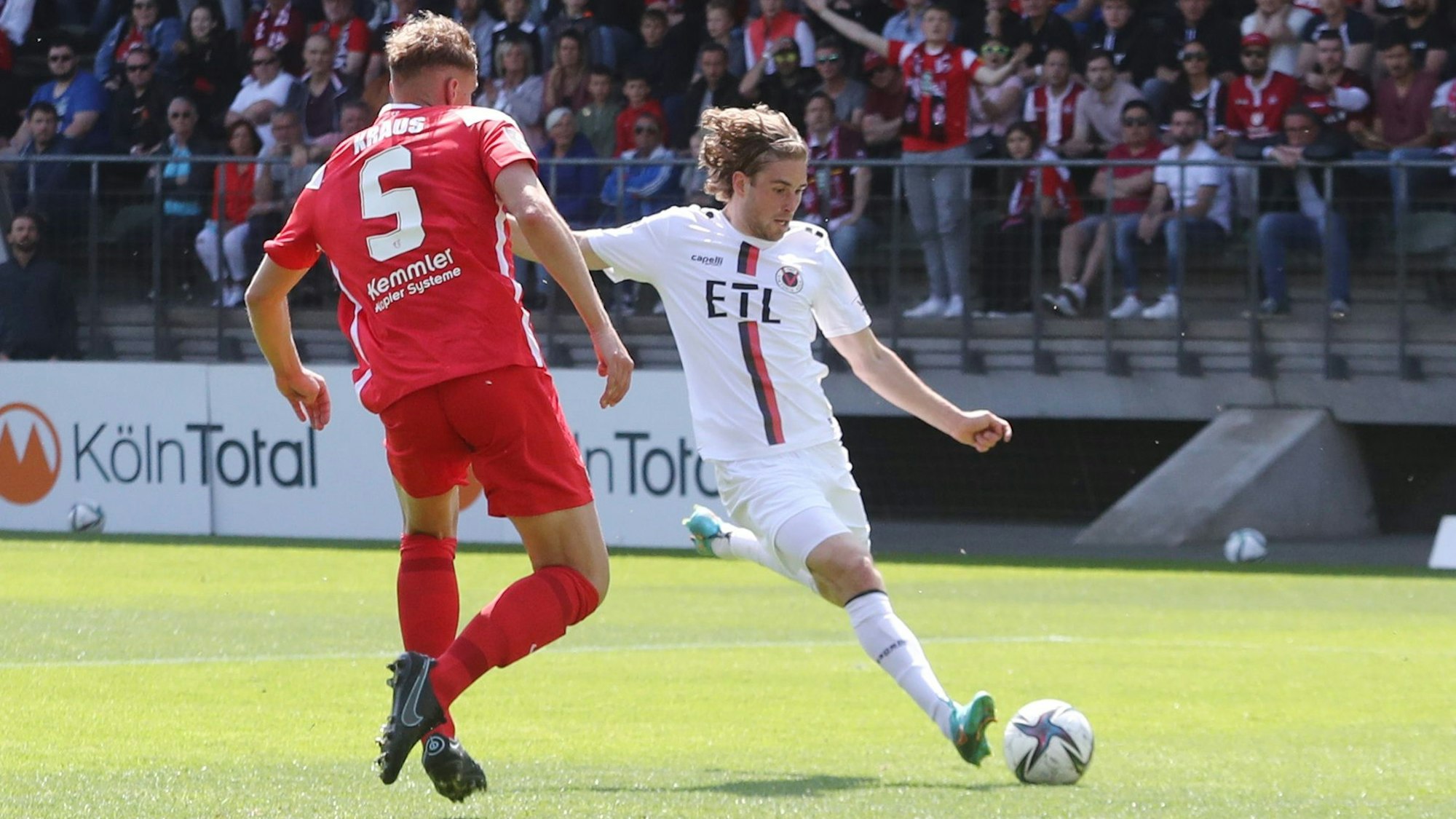Tor zum 2:0 durch David Lennart Philipp von Viktoria Köln.