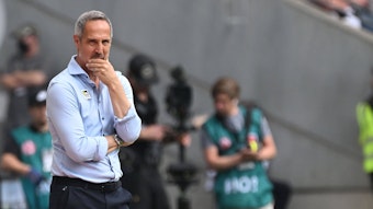 Adi Hütter, Trainer von Borussia Mönchengladbach, hat in seinem ersten Jahr als VfL-Coach mit seinem Team eine einstellige Tabellenplatzierung verpasst.
