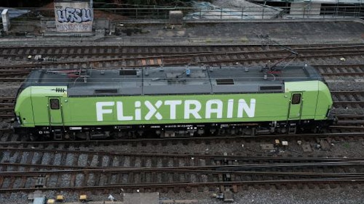 Ein „Flixtrain“-Wagen am 1. Oktober 2020 in Köln.