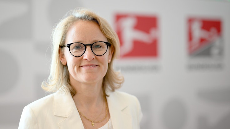 Sie möchte den deutschen Fußball revolutionieren - DFL-Geschäftsführerin Donata Hopfen.