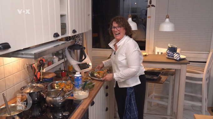 Bärbel kocht beim „Perfekten Dinner“ auf Vox am 16. Mai 2022.