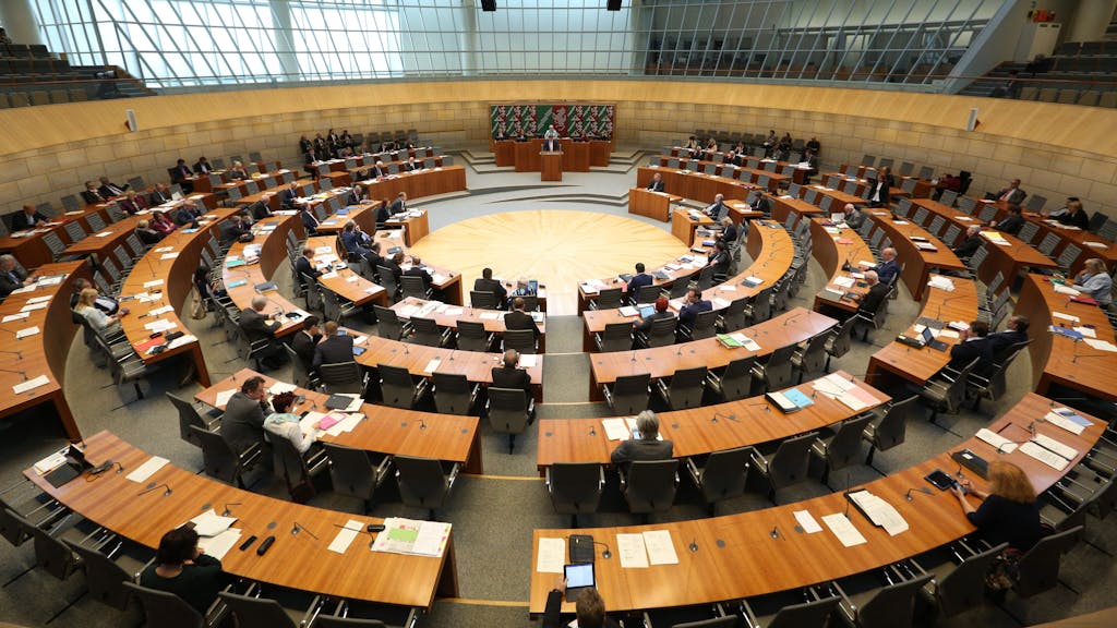 Der Düsseldorfer Plenarsaal am 6. Oktober 2016.