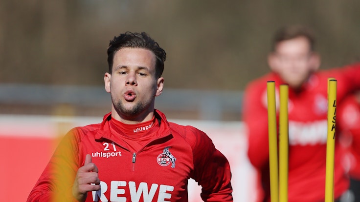 Louis Schaub trainiert beim 1. FC Köln.