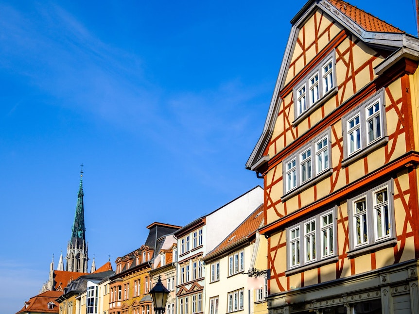 Eine der schönsten Sehenswürdigkeiten in Thüringen ist die Kleinstadt Mühlhausen.