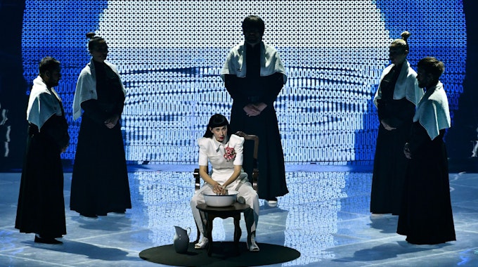 Serbien tritt im zweiten Halbfinale des Eurovision Song Contest am 12. Mai 2022 auf.