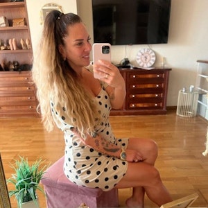 Danni Büchner, hier auf einem Instagram-Selfie vom 24. Mai 2022, sorgt mit ihren Instagram-Posts regelmäßig für Diskussionen.