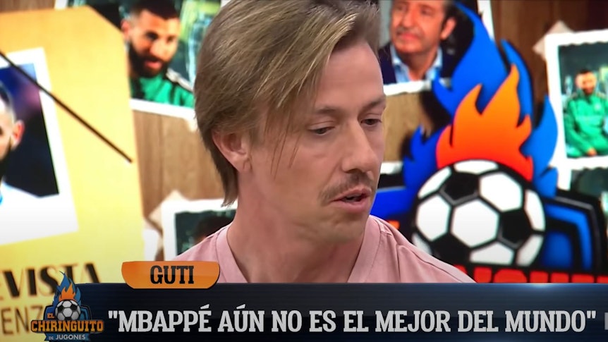 Guti, Ex-Profi von Real Madrid, schimpft in der TV-Sendung El Chiringuito de Jugones über Kylian Mbappé.